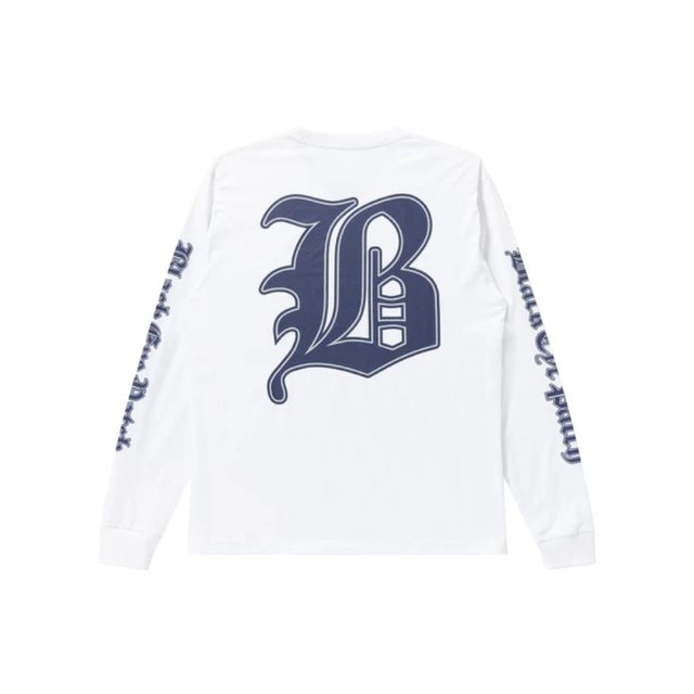 LHP(エルエイチピー)のBlack Eye Patch BLACKLETTER ロンT Lサイズ メンズのトップス(Tシャツ/カットソー(七分/長袖))の商品写真