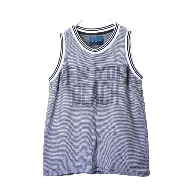 doublet NEW YORK BEACH プリント コットン タンクトップ