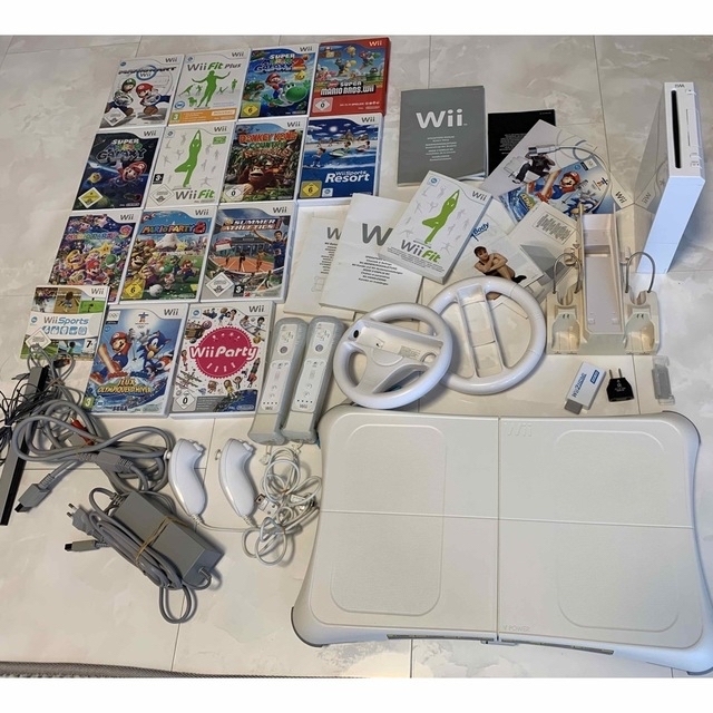 (海外版)Wii ウィい　WII 本体ソフト14個