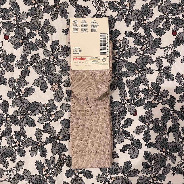 こども ビームス(コドモビームス)のcondor  Warm cotton crochet knee socks キッズ/ベビー/マタニティのこども用ファッション小物(靴下/タイツ)の商品写真