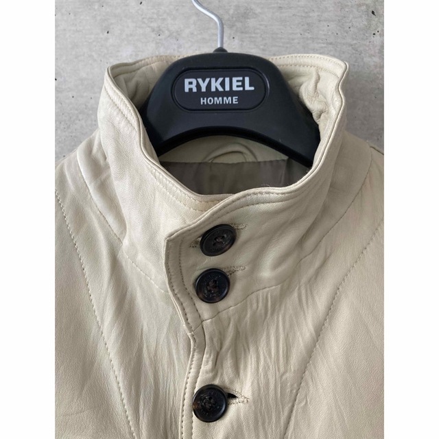 RYKIEL HOMME(リキエルオム)のRYKIEL HOMME リキエル オム レザージャケット メンズのジャケット/アウター(レザージャケット)の商品写真