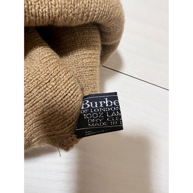 BURBERRY(バーバリー)のBURBERRYキッズ ニット帽 ベージュ キッズ/ベビー/マタニティのこども用ファッション小物(帽子)の商品写真