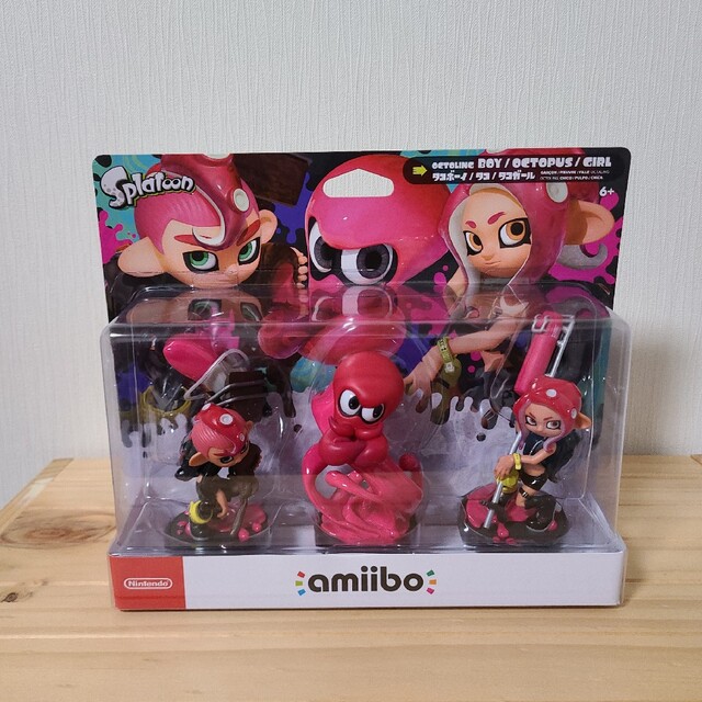 ゲームキャラクター amiibo トリプルセット タコ タコガール