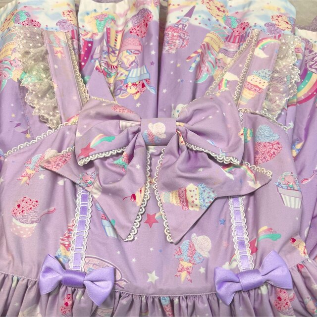 Angelic Pretty(アンジェリックプリティー)のMilky Planet  JSK ミルキープラネット レディースのワンピース(ひざ丈ワンピース)の商品写真