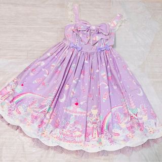 アンジェリックプリティー(Angelic Pretty)のMilky Planet  JSK ミルキープラネット(ひざ丈ワンピース)