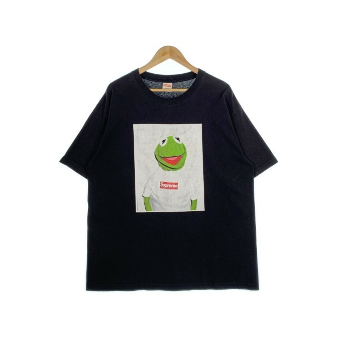 シュプリーム 08SS カーミット フロッグ Tシャツ ブラック Size XL