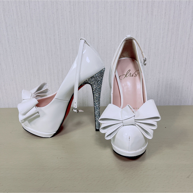 ウエディングシューズ　結婚式　ヒール レディースの靴/シューズ(ハイヒール/パンプス)の商品写真