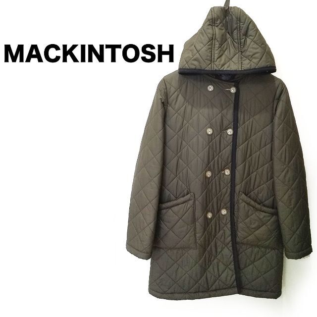 mackintosh　裏ボア フーデッド キルティングコート36