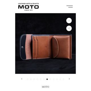 MOTOレザー モトレザー限定藍染クロコレザー ウォレット