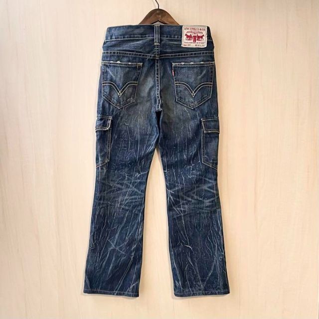 Levi's - Y2Kコーデ リーバイス707 フレア ブーツカット デニム Levi's - Y2Kコーデ リーバイス707 フレア ブーツカット デニム