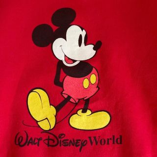 90's Disney Mickey 逆さま スウェット Mickey\u0026Co