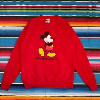 90's Disney Mickey 逆さま スウェット Mickey\u0026Co