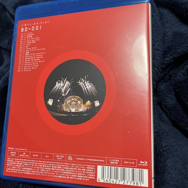 L'Arc～en～Ciel(ラルクアンシエル)の1999　GRAND　CROSS　CONCLUSION Blu-ray エンタメ/ホビーのDVD/ブルーレイ(ミュージック)の商品写真