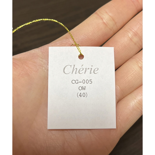 CHERIE(シェリー)の◎美品◎ グローブ　サテン40cm  オフホワイト レディースのファッション小物(手袋)の商品写真