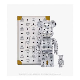 エムシーエム(MCM)のBE@RBRICK MCM WHITE CHROME 100％ & 400％(その他)