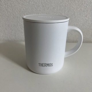 サーモス(THERMOS)のサーモス 真空断熱マグカップ 350ml ホワイト JDG-350C WH(グラス/カップ)