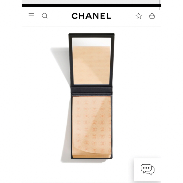 CHANEL(シャネル)の【新品送無料❗️】シャネル オイルコントロール ティッシュ 150枚 鏡 ミラー コスメ/美容のメイク道具/ケアグッズ(あぶらとり紙)の商品写真