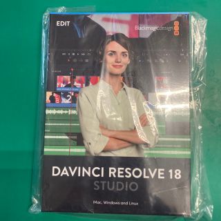 ダビンチリゾルブスタジオ18 DAVINCI RESOLVE 18 新品(その他)