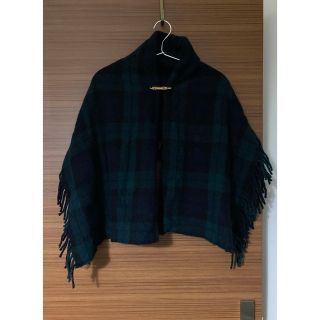 BEAMS BOY購入 HIGHLAND TWEEDS ブランケット ピン付き(マフラー/ショール)