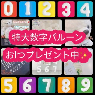 BIG 数字バルーン オムツケーキ プレゼントあり(その他)