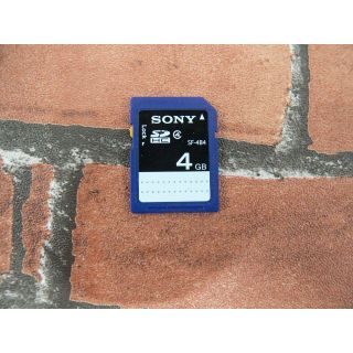 ソニー(SONY)のSONY SDHCカード 4GB SF-4B4(PC周辺機器)