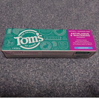 トムズ(TOMS)のフッ素不配合 ホワイトニング Tom's 歯磨き粉 toothpaste(歯磨き粉)