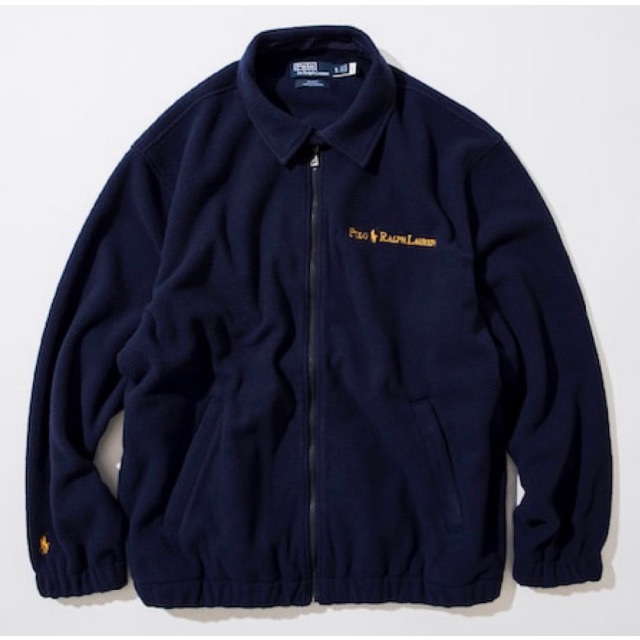 POLO RALPH LAUREN(ポロラルフローレン)のPOLO BEAMS Navy and Gold Logo FLEECE XL メンズのジャケット/アウター(その他)の商品写真