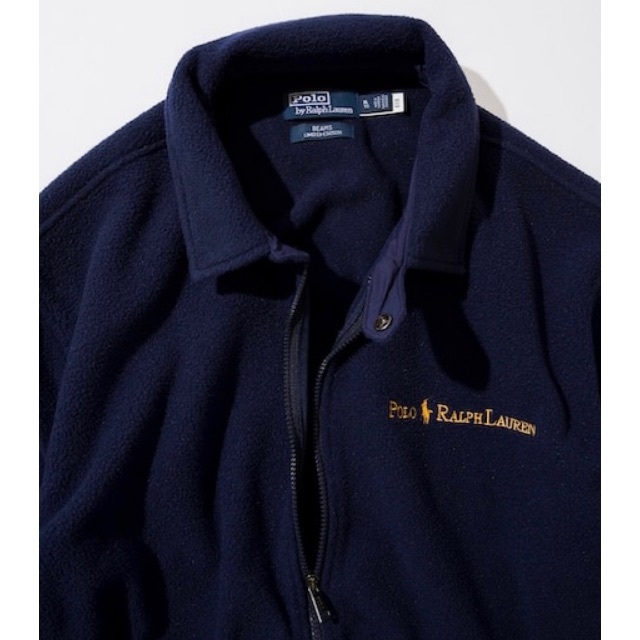 POLO RALPH LAUREN(ポロラルフローレン)のPOLO BEAMS Navy and Gold Logo FLEECE XL メンズのジャケット/アウター(その他)の商品写真