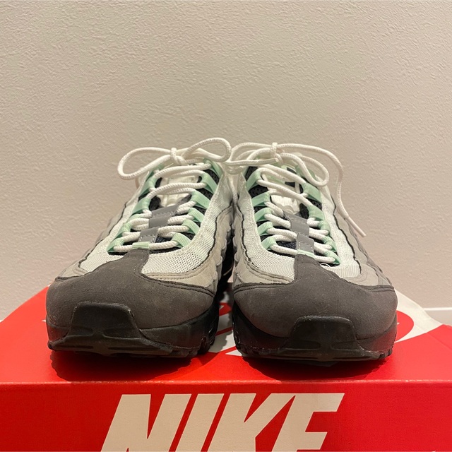 NIKE AIR MAX 95 ミント25cm - スニーカー