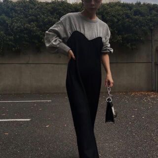 Ameri VINTAGE - AMERI sweat knit dressの通販 by もも's shop ...