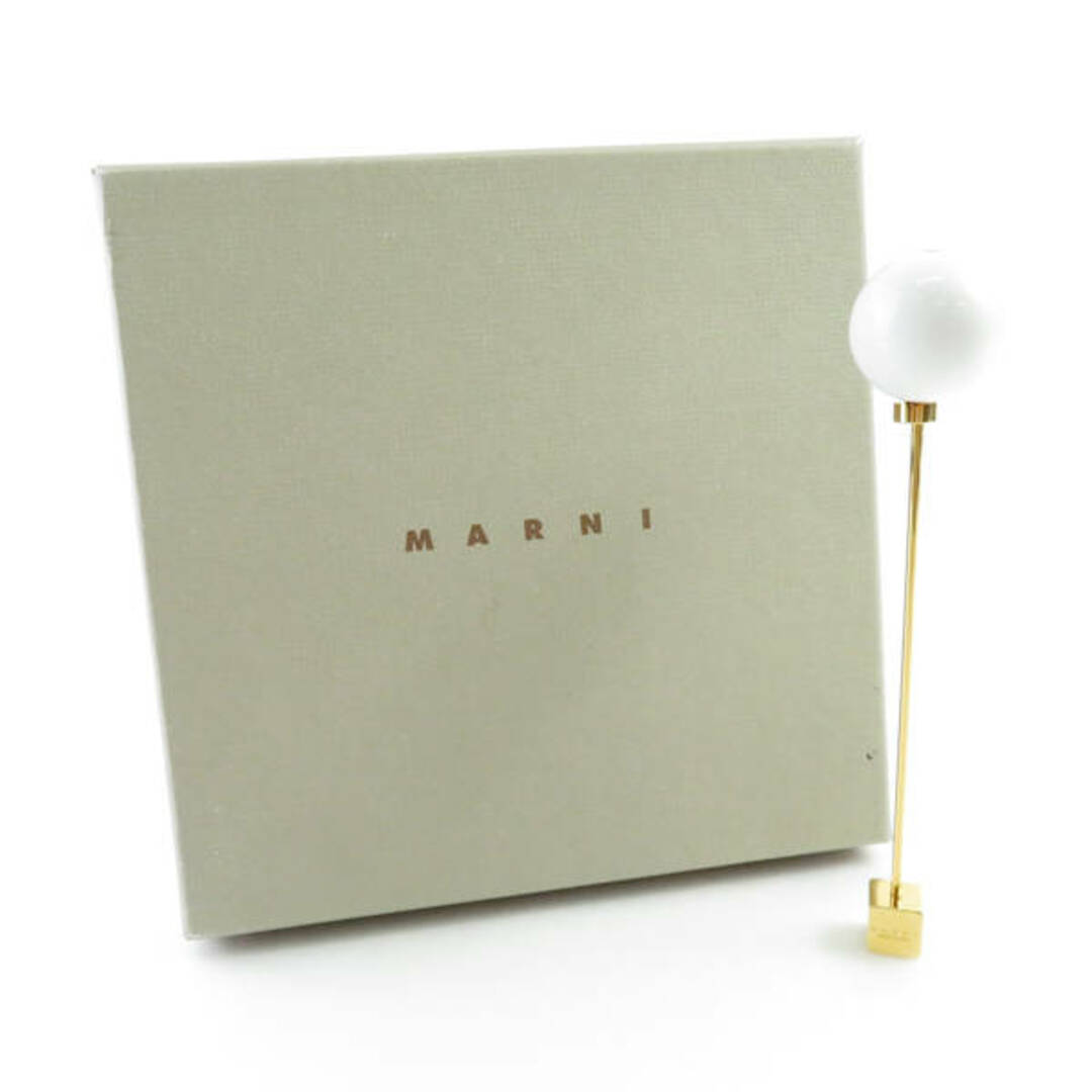 MARNI マルニ ピンブローチ ゴールド アクセサリー AY2867Cブローチ/コサージュ