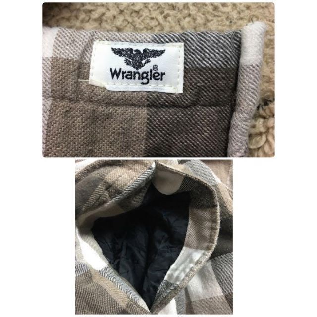 Wrangler - 【裏ボア】ラングラー☆裏ボア付ネルシャツ 裏起毛 ...