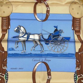 Hermes - エルメス スカーフ カレ70 カリック・ア・ポンプ Carrick a