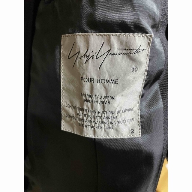 Yohji Yamamoto(ヨウジヤマモト)のyohji yamamoto 19aw 黒釦ジャケット メンズのジャケット/アウター(テーラードジャケット)の商品写真