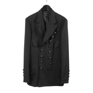 ヨウジヤマモト(Yohji Yamamoto)のyohji yamamoto 19aw 黒釦ジャケット(テーラードジャケット)