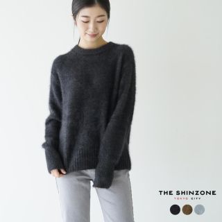 シンゾーン(Shinzone)の【極美品】THE SHINZONE ラクーンセーター ブラック フリーサイズ(ニット/セーター)