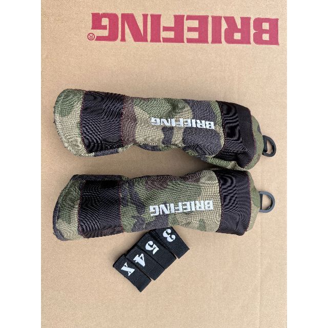 BRIEFING - BRIEFING ユーティリティヘッドカバー　カモ　中古　2個セット