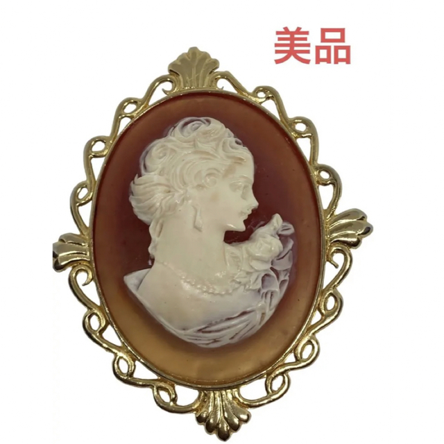 CAMEO ブローチ　美品