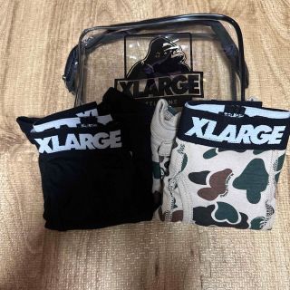 エクストララージ(XLARGE)のXLARGE ボクサーパンツ140cm 2枚 ポーチ付き(ボクサーパンツ)