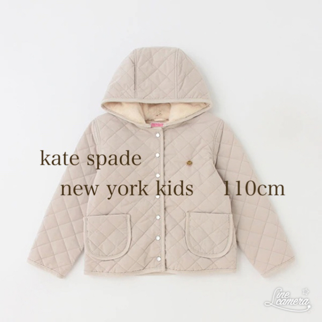 kate spade new york(ケイトスペードニューヨーク)の【新品未使用】ケイトスペードニューヨークトドラー　 キルトジャケット　 キッズ/ベビー/マタニティのキッズ服女の子用(90cm~)(ジャケット/上着)の商品写真