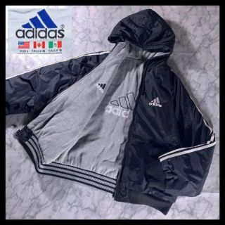 アディダス(adidas)の90s 古着 ビンテージ adidas リバーシブル ダウンジャケット XL(ダウンジャケット)