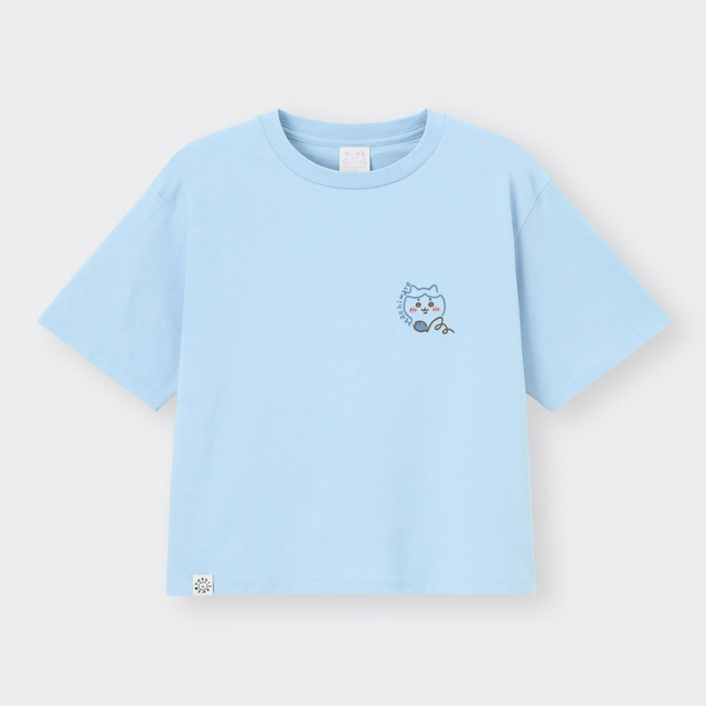 GU(ジーユー)のGU×ちいかわ＊ハチワレ Tシャツ レディースのトップス(Tシャツ(半袖/袖なし))の商品写真
