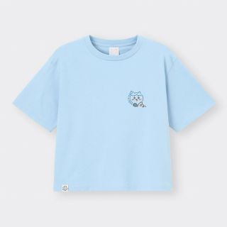 ジーユー(GU)のGU×ちいかわ＊ハチワレ Tシャツ(Tシャツ(半袖/袖なし))