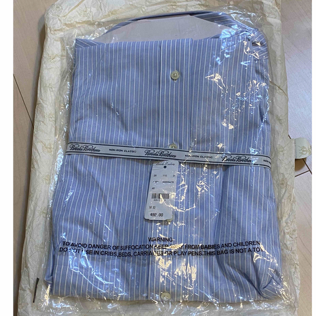 Brooks Brothers(ブルックスブラザース)の【新品未使用】ブルックスブラザーズ青ストライプシャツ メンズのトップス(シャツ)の商品写真