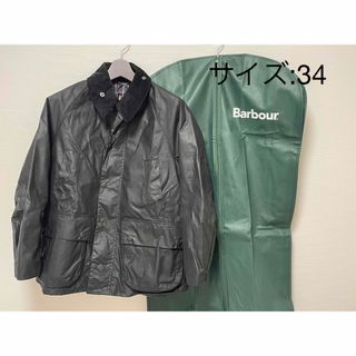 バーブァー(Barbour)のバブアー　オーバーサイズBEDALEワックス　ブラック　34(ブルゾン)