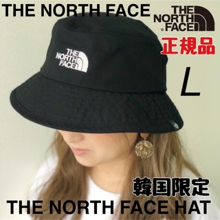 ザノースフェイス(THE NORTH FACE)のノースフェイス バケットハット 帽子 レディース  メンズ ブラック L(ハット)