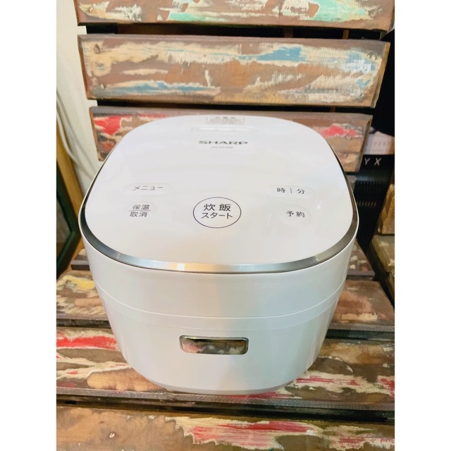 SHARP  KS-CF05B-W １〜３合炊き炊飯器 2019年製