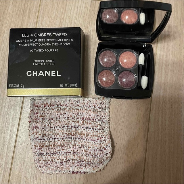 CHANEL(シャネル)のレ　キャトルオンブル　ツイード02 コスメ/美容のベースメイク/化粧品(アイシャドウ)の商品写真