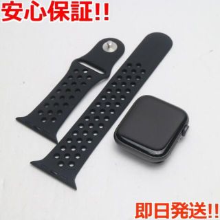 アップル(Apple)の美品 Apple Watch series5 44mm GPS ブラック (その他)