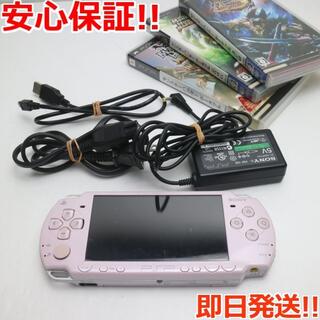 ソニー(SONY)の良品中古 PSP-2000 ローズ・ピンク (携帯用ゲーム機本体)